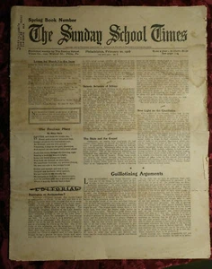 Sunday School Times February 20 1926 Christian Melvin Grove Kyle Ernest Gordon - Picture 1 of 1