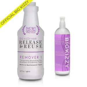 BIG KIZZY | Remover 1 32oz | SALON SIZE! Best Tape In Extension Adhesive Remover - Picture 1 of 4