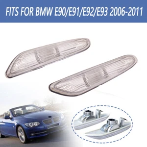 Side Marker Turn Signal Lights Clear For BMW E90 E91 E92 E93 2006-2011 - Bild 1 von 8