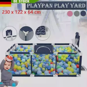 Baby Laufgitter Laufstall Absperrgitter Krabbelgitter Spielstall Kinderzaun DE - Bild 1 von 11