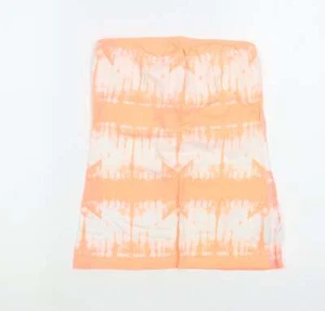 New Look Womens Orange Cotton Blend Tank Size 6er - Picture 1 of 12