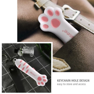 Cuchillo de desempaquetado pata de gato cuchillo utilitario retráctil súper afilado herramienta de corte Foto 1 de 4