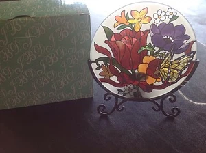 Jewel Bouquet Buntglas Teelicht Kerzenhalter Joan Baker Neu - Bild 1 von 2