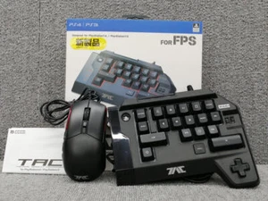 PLAYSTATION4 Controller HORI Keyboard & Mouse SONY HTF JP VG cond Free Shipping - Picture 1 of 15