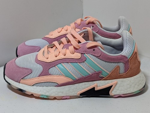 Adidas Originals Tresc Run J rosa multicolore donna USA taglia 6 5 EF7640