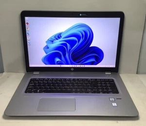 HP PROBOOK 470-G4. “17.3” INTEL i7 -16GB RAM,128GB SSD+500GB HDD,WIN 11 PRO 23H2 - Picture 1 of 14