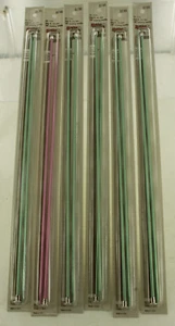 (6) Aghi da maglia vintage SUSAN BATES Silvalume misura 4 3,5 mm 14" NOS - Foto 1 di 2