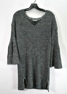 Allison Brittney женщин V шеи 3/4 Bell рукав туго вязаный пуловер свитер M - Изображение 1 из 4