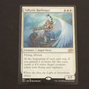 Valkyrie Harbinger 261 Magic The Gathering Jumpstart 2022 (J22) raro casi nuevo - Imagen 1 de 2