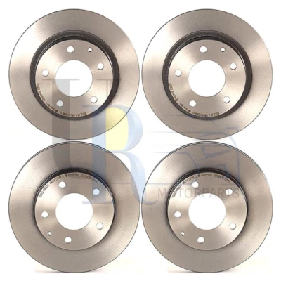 Rotor de freno de disco trasero delantero Brembo 4 piezas para Ford Probe 1993 1994 1995 1996 1997 Foto 1 de 4