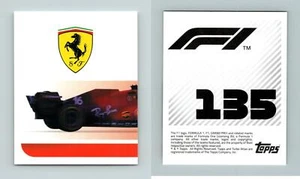 Ferrari - Charles Leclerc #135 Formula 1 Season 2021 Topps Sticker - Picture 1 of 1