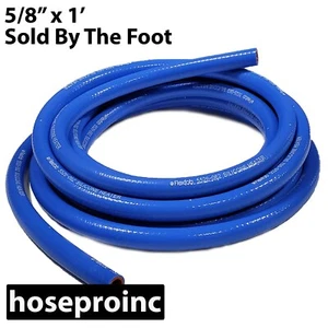High Performance Silicone Heater Hose - 5/8" ID x 1ft Blue (.625"|16mm) - Bild 1 von 2