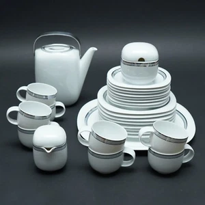Rosenthal Kaffee service Suomi Platinrand 1979 Timo Sarpaneva 31 tlg. V.T4U - Zdjęcie 1 z 18