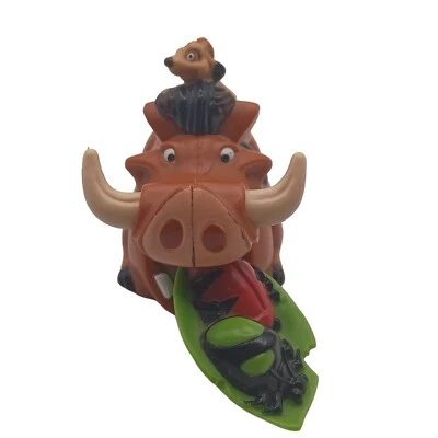 Disney's Lion King Pumbaa and Timon Burger King Toy Pull String And Go Vintage - image 1 of 4