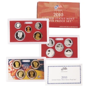 2010-S U.S. Silver Proof Set - Picture 1 of 2