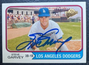 STEVE GARVEY 2005 Topps All-Time Fan Favorites Baseball Card #118 AUTO Autograph
