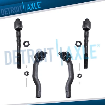 Front Inner and Outer Tie Rod for 2007 2008 2009 2010-2014 Ford Edge Lincoln MKX - Image 1 of 4