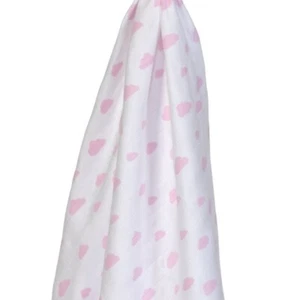 Gloop Baby Organic Cotton Muslin Burp/Swaddling Blanket Made In Portugal - Picture 1 of 2