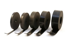 Rubber Strip 1mm Thick x 5m Long: Black General Purpose Solid Rubber - Picture 1 of 11