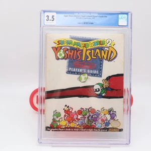 SNES SUPER MARIO WORLD 2: YOSHI'S ISLAND NINTENDO GUÍA DEL JUGADOR - CLASIFICACIÓN CGC 3.5 - Imagen 1 de 10