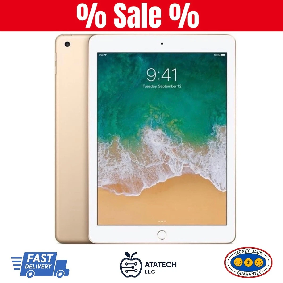 Apple iPad (5th Generation) Gold Tablets for sale - eBay