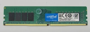 Crucial 16GB DDR4-2400 UDIMM Desktop Memory CT16G4DFD824A.C16FAD1 - Picture 1 of 3
