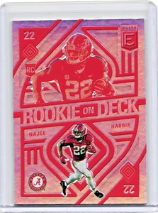 2021 Panini Donruss Elite Rookie On Deck Najee Harris #RD12 RC - Picture 1 of 2
