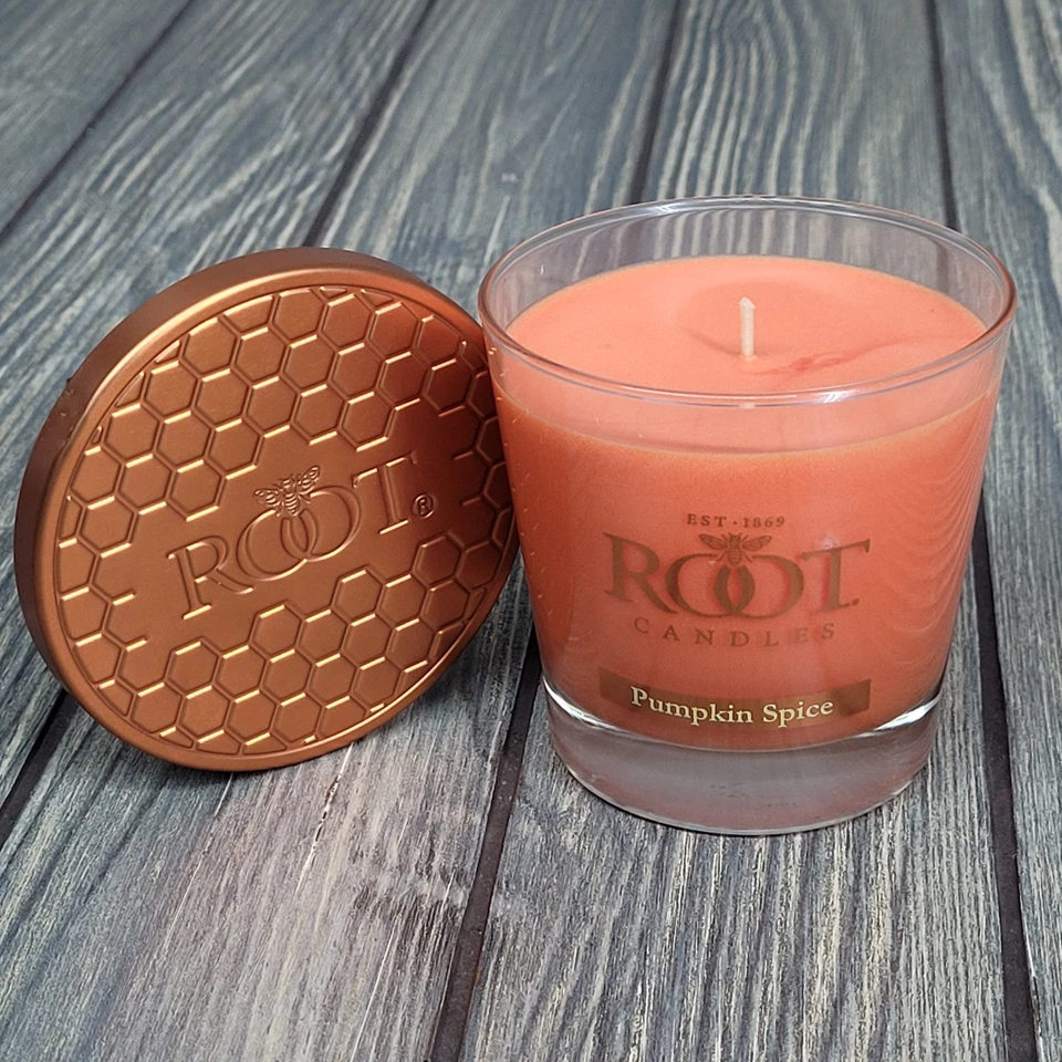 Root Candle #8873210 Pumpkin Spice 6.3oz Beeswax Holiday