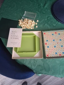 Juego de mesa Scrabble de viaje vintage juegos de lanzas - Juego completo - Imagen 1 de 5