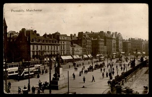 Postkarte RPPC Piccadilly, Manchester - Bild 1 von 2