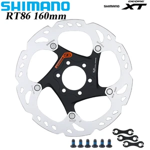 Rotore Disco Shimano XT SM-RT86 MTB 160 180 203mm Tecnologia Ghiaccio - Foto 1 di 12