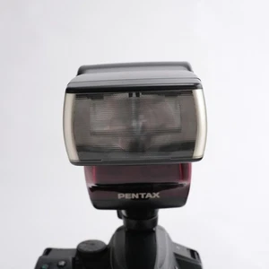 PENTAX AF-500FTZ TTL Flash Unit Tested Excellent Condition JAPAN - Picture 1 of 8