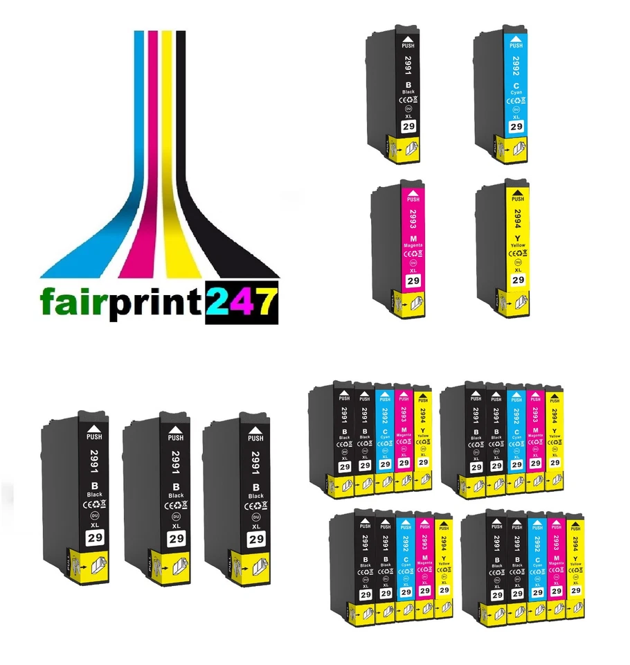 XL Patronen für Epson Expression Home XP-332 XP-335 XP-342 XP-345 XP-352 XP-355 - Bild 1 von 4