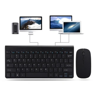 Wireless Keyboard Mouse Set Ultra Thin Mute Mini Home Office Computer Accessorie - Picture 1 of 11