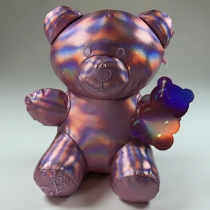 Candy Bears Gummibärchen Valentinstag Metallic Plüschtier 8 Zoll Stofftier Rosa - Bild 1 von 7