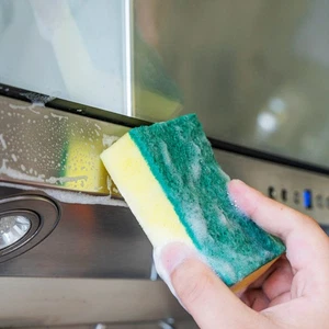 Almohadilla de fregar esponja de limpieza de doble cara cepillo cocina (30 piezas) - Imagen 1 de 9