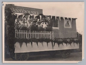 Gartenverein Beethoven - Kinder Umzug - Altes Foto 1930er - Bild 1 von 2