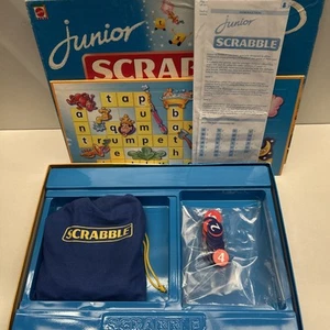 Junior Scrabble Board Game Mattel Boxed With Instructions - Picture 1 of 1