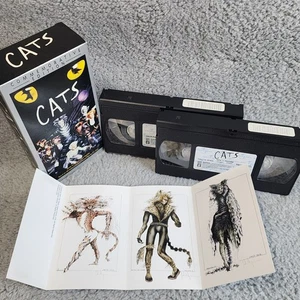 CATS VHS Commemorative Edition Double Tape Set Includes Collectible Stickers - Picture 1 of 8