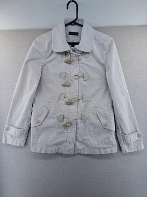 Lauren Jeans Co Ralph Lauren Jacket Womens Small Off White Toggle Cream Corduroy - Image 1 of 4