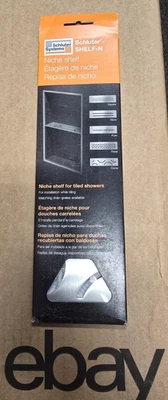 Estante de ducha Kerdi de hombro SNS1D6EB acero inoxidable cepillado plateado ¡ENVÍO EL MISMO DÍA! Foto 1 de 2