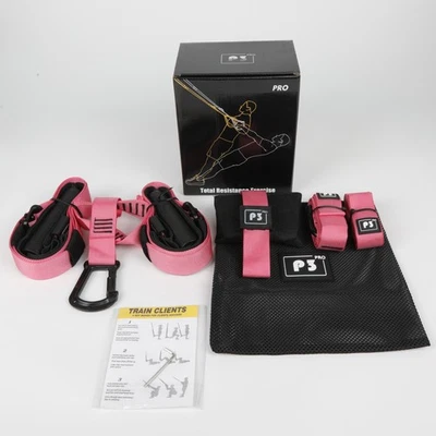 (P3) Correas de suspensión Pro, correas de entrenamiento de peso corporal de entrenamiento interior/exterior, Foto 1 de 4