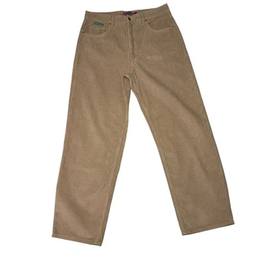 NUEVO CON ETIQUETAS EMPYRE Hombres Pana Y2k Pantalones Skateboarding Calce Suelto Talla 34 Tostado Foto 1 de 4