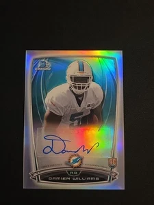 2014 Bowman Chrome Damien Williams Refractor RC Auto - Picture 1 of 11