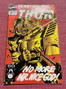 The Mighty Thor Comic #435b No More Mr Nice Tom DeFalco Ron Frenz Marvel Comics - Bild 1 von 4