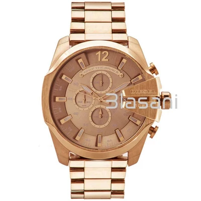 Diesel DZ4360 Mega Chief Men's Gold Chronograph Watch 59x51mm - Image 1 of 4