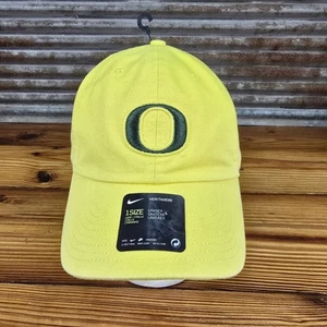 Cappello Nike Oregon Ducks Heritage86 unisex taglia 1 giallo/verde sport regolabile - Foto 1 di 9