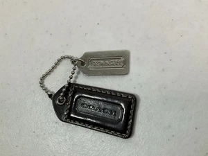 COACH Purse Tags. Brown Leather & Silver Tone Metal. As Photo’d. Excel. Cond. - Picture 1 of 6
