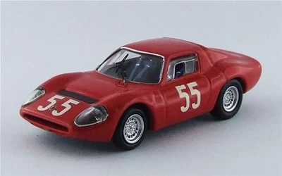 1:43 Best Abarth Ot 1300 N.55 1000 Km Monza 1966 Fischhaber-Furtmayr BE9559 Mode - Immagine 1 di 2