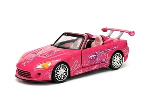 Jada Suki's Honda S2000 Convertible Pink with Graphics Fast & Furious Movie... - Picture 1 of 6